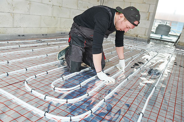 Underfloor Heating being fitted in Huddersfield by AV Flooring