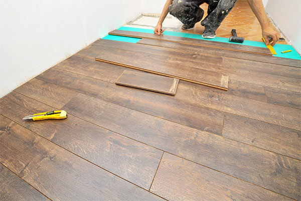 Hardwood Flooring being fitted in Huddersfield by AV Flooring